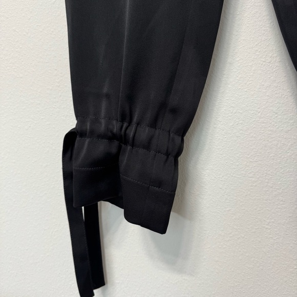 BCBGMaxAzria Black Jogger Pants with adjustable hem size S - Picture 3 of 12